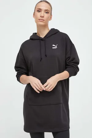PUMA Felpa donna con cappuccio
