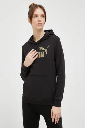 PUMA Felpa donna con cappuccio