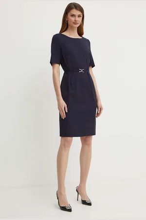 HUGO BOSS Vestito in lana colore