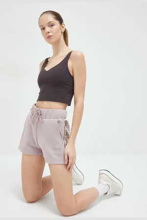 Guess Pantaloncini donna colore con applicazione