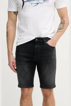 HUGO BOSS Pantaloncini di jeans uomo colore 50540271