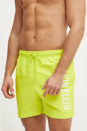 Calvin Klein Pantaloncini da bagno colore giallo KM0KM01092