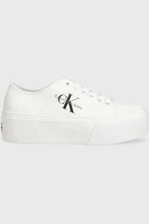Calvin Klein Scarpe da ginnastica FLATFORM+ CUPSOLE LOW TXT donna YW0YW01033