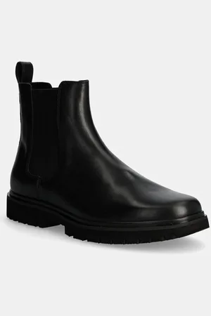 Calvin Klein Scarpe in pelle EVA BOOT MID CHELSEA UNIFORM DR uomo colore YM0YM01072