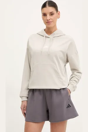 adidas Felpa Essentials donna colore con cappuccio JC5934
