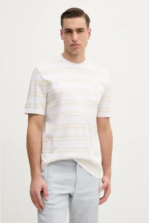 HUGO BOSS T-shirt in cotone uomo colore beige 50520298