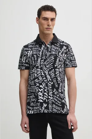 VERSACE Polo in cotone uomo colore 78GAG6R0 JS459