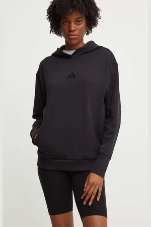 adidas Felpa in cotone All SZN donna colore con cappuccio IW1026