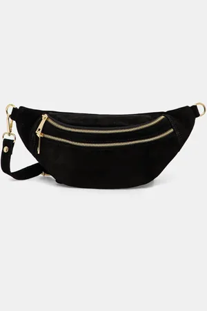 ANSWEAR Borsa in pelle scamosciata colore