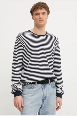 Pepe Jeans Maglione con aggiunta di lino LAYNE STRIPES uomo colore PM702508