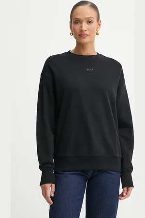 HUGO BOSS Felpa in cotone donna colore 50534821