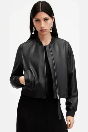 AllSaints Giacca in pelle ORTEN BOMBER JACKET donna colore W072LB