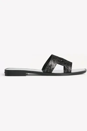Karl Lagerfeld Ciabatte slide in camoscio SKOOT II donna colore KL80402