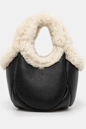 COPERNI Borsa a mano in pelle Shearling Mini Bucket Swipe Bag colore COPBA69840S