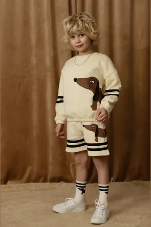 Mini Rodini Felpa in cotone bambino/a Dog colore 2512013513