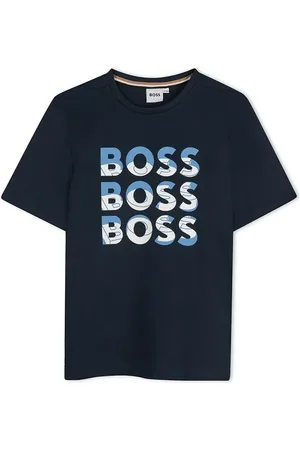 HUGO BOSS T-shirt in cotone per bambini colore J52038