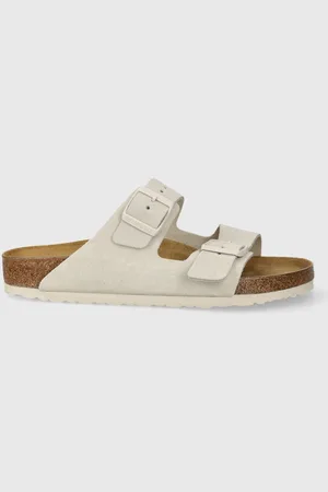 Birkenstock Ciabatte slide in camoscio Arizona donna colore 1026817