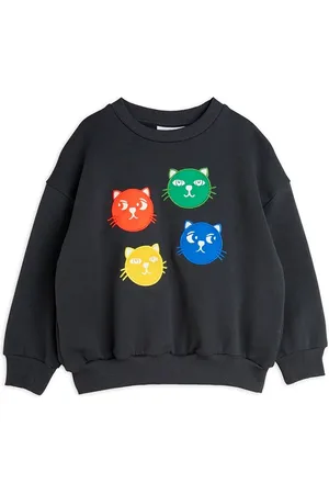 Mini Rodini Felpa in cotone bambino/a Cool cats colore 2512011999