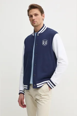 Hackett Felpa in cotone uomo colore con applicazione HM581349
