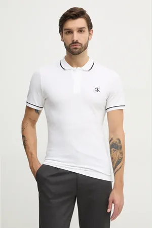 Calvin Klein Polo uomo colore bianco J30J315603