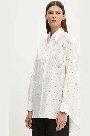 Maison Margiela Camicia in cotone donna colore S52DT0014
