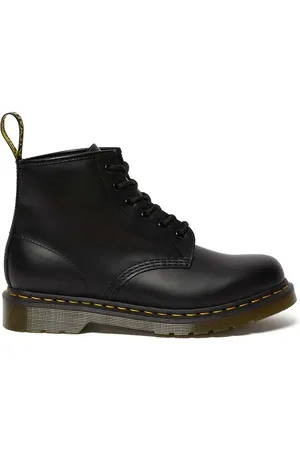 Dr. Martens Stivali da motociclista in pelle 101 Yellow Stitch donna colore 26206001