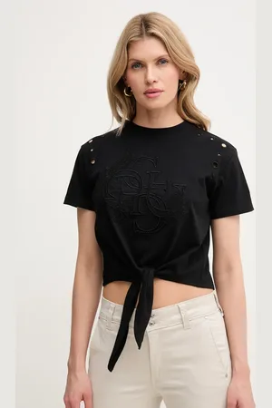 Guess T-shirt in cotone EYELET donna colore W5GI18 I3Z14