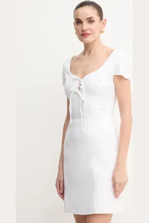 Guess Vestito di lino ISABEAU colore W5GK41 WH5L2