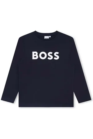HUGO BOSS Longsleeve in cotone bambino/a