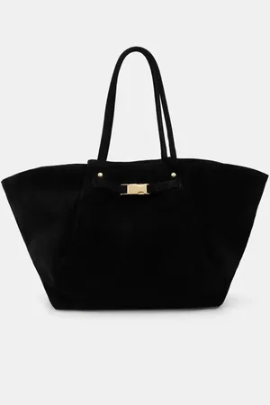 ANSWEAR Borsa in pelle scamosciata colore