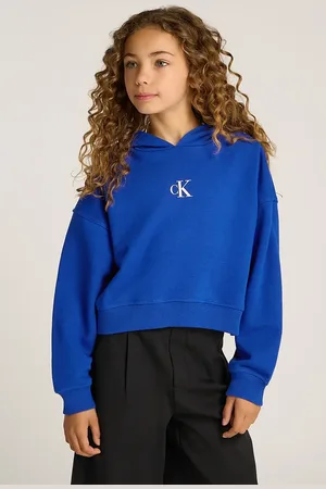 Calvin Klein Felpa per bambini colore con cappuccio IG0IG02755