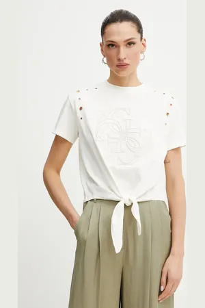 Guess T-shirt in cotone EYELET donna colore W5GI18 I3Z14