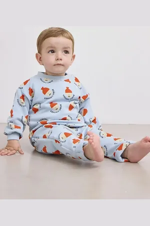 Bobo Choses Felpa in cotone neonato/a Morning Egg colore 125AB030