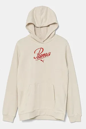 PUMA Felpa per bambini ESS SCRIPT Hoodie TR colore con cappuccio con applicazione 685806