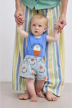 Bobo Choses Pantaloncini in cotone per neonati Morning Egg colore 125AB048