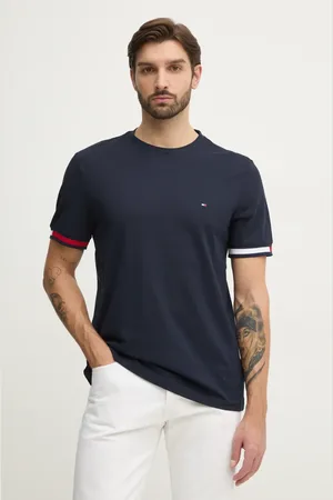 Tommy Hilfiger T-shirt in cotone uomo colore con applicazione MW0MW38078