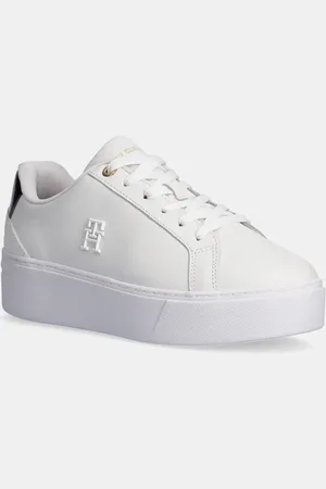 Tommy Hilfiger Sneakers in pelle TH PLATFORM COURT SNEAKER colore FW0FW08614