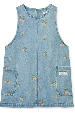 Liewood Vestito jeans bambino/a Angelica Printed Denim Dress colore LW19896