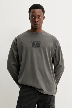 Vans Top a maniche lunghe in cotone colore VN000M2ZBLK1