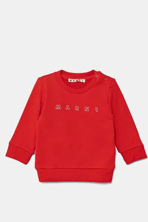 Marni Felpa in cotone neonato/a MS319B SWEAT-SHIRT colore M01437