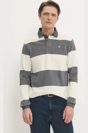 Hackett Top a maniche lunghe in cotone colore HM570840