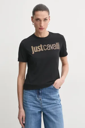 Roberto Cavalli T-shirt in cotone donna colore 78PAHE15 CJ110