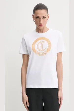 Roberto Cavalli T-shirt in cotone donna colore 78PAHE13 CJ110