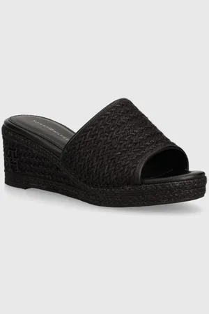 Tommy Hilfiger Ciabatte slide TH ROPE WEDGE SANDAL donna colore FW0FW07927