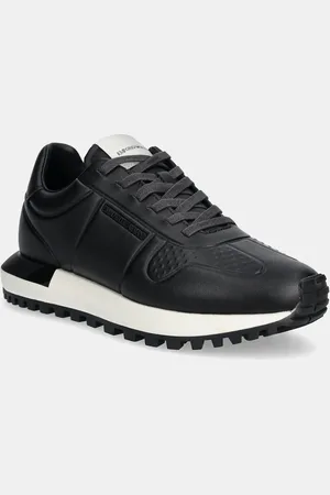 Emporio Armani Sneakers in pelle uomo colore X4X684 XR323 00002