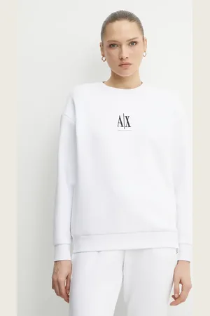 Armani Exchange Felpa donna colore con applicazione XW000821 AF10818
