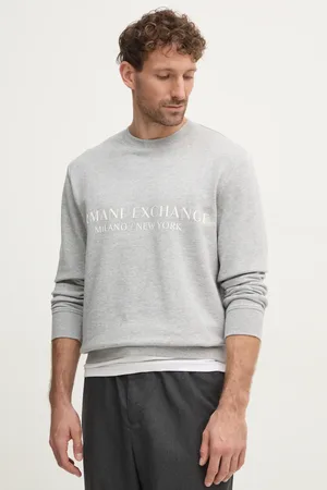 Armani Exchange Felpa in cotone uomo colore