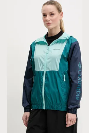Columbia Giacca antivento Lily Basin II colore verde 2116521
