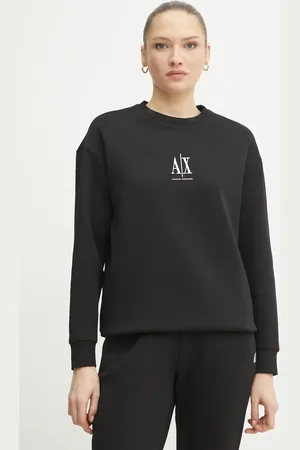 Armani Exchange Felpa donna colore con applicazione XW000821 AF10818