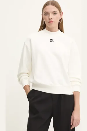 HUGO BOSS Felpa in cotone donna colore 50527463